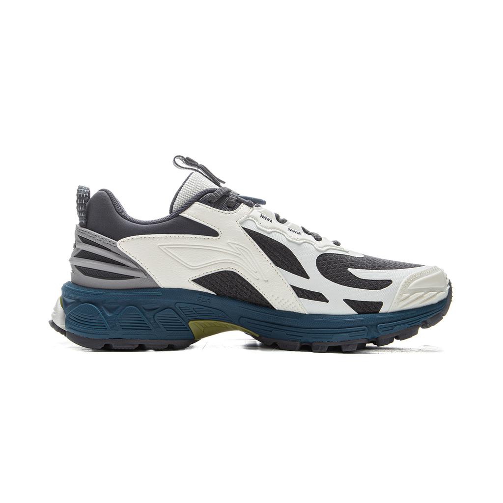 New LiNing Fuyao 2.0 Trail Anti Slip Wear Resistant Low Top Casual Running Shoes Men's Black White ARXU011-2