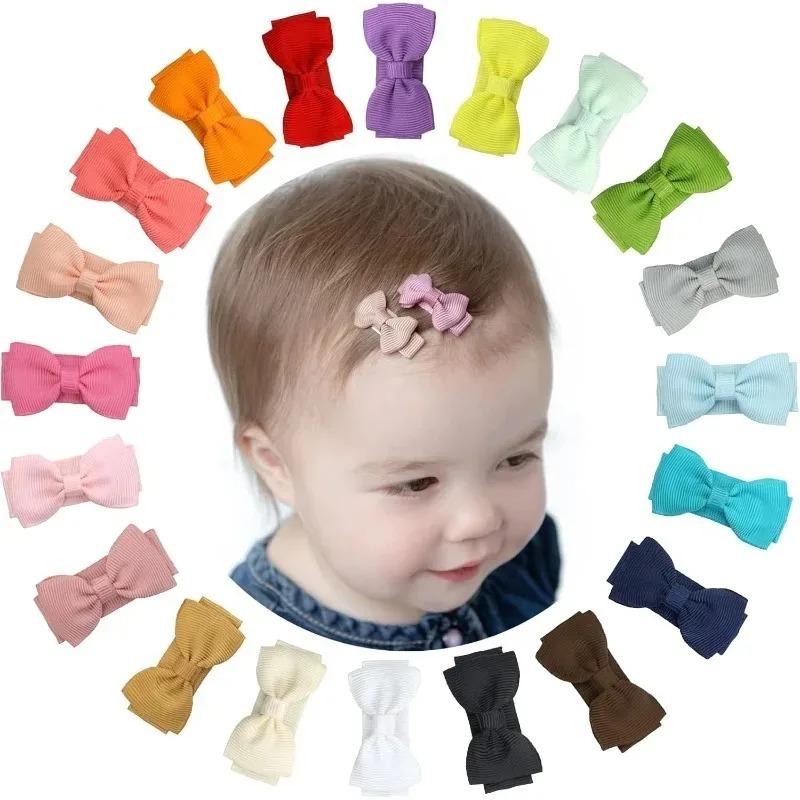 20Pcs/Set Hair Accessories Baby Girls Hair Clips DoNot Hurt Hair Headdress Baby Toddle Lanugo Hairpin Trumpet Princess Headwear