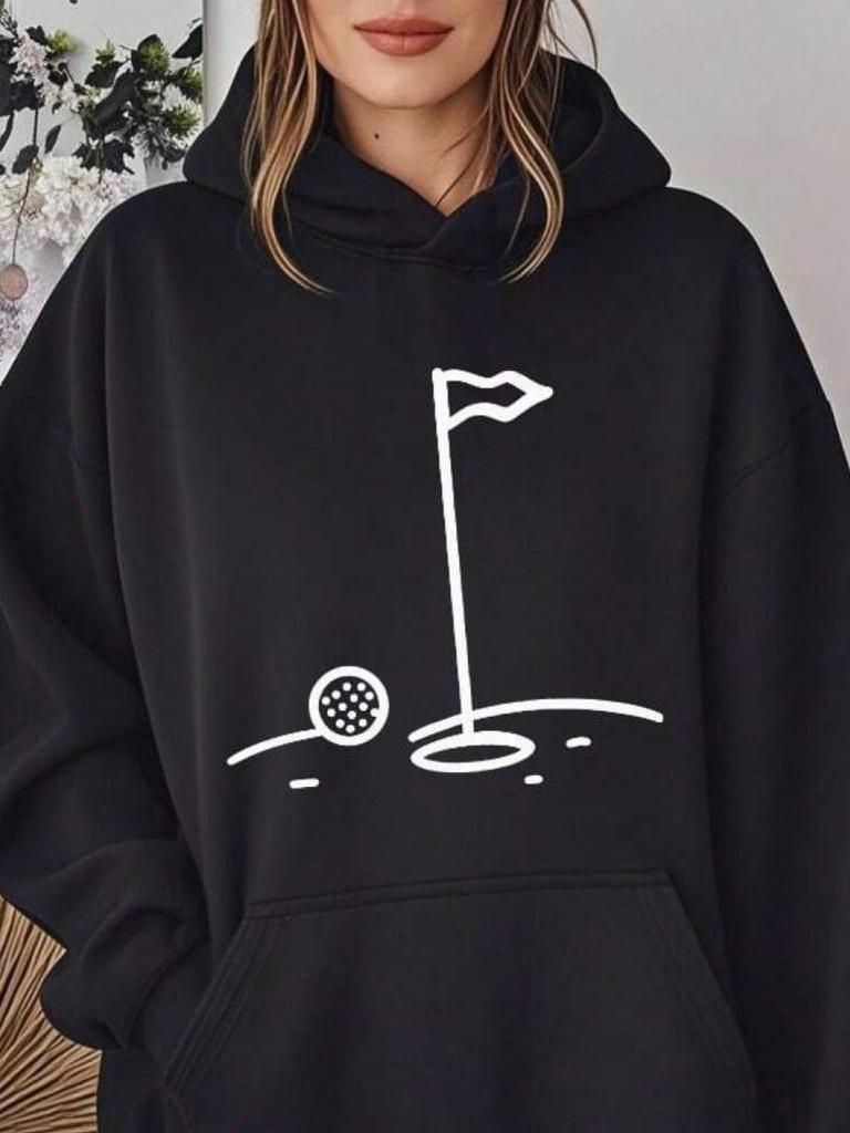 Damen- und Herren-Übergröße Print-Top, locker lässig, weich, bequem und atmungsaktiv, Outdoor-Sportarten lockerer Pullover-Hoodie