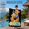 Cat Dog Adventure Beach Towel, Microfiber Beach Towel, Perfect For Pool, Beach, Travel, Home Decor Beach Party Fan Gifts