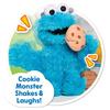 Just Play Sesame Street 13.5-inch Nom Nom Cookie Monster Plush with Sounds and Motion, Blue, Kids Toys for Ages 18 Month