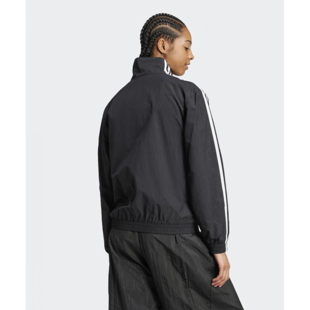 Adidas Woven Track Top   Black Jd5331