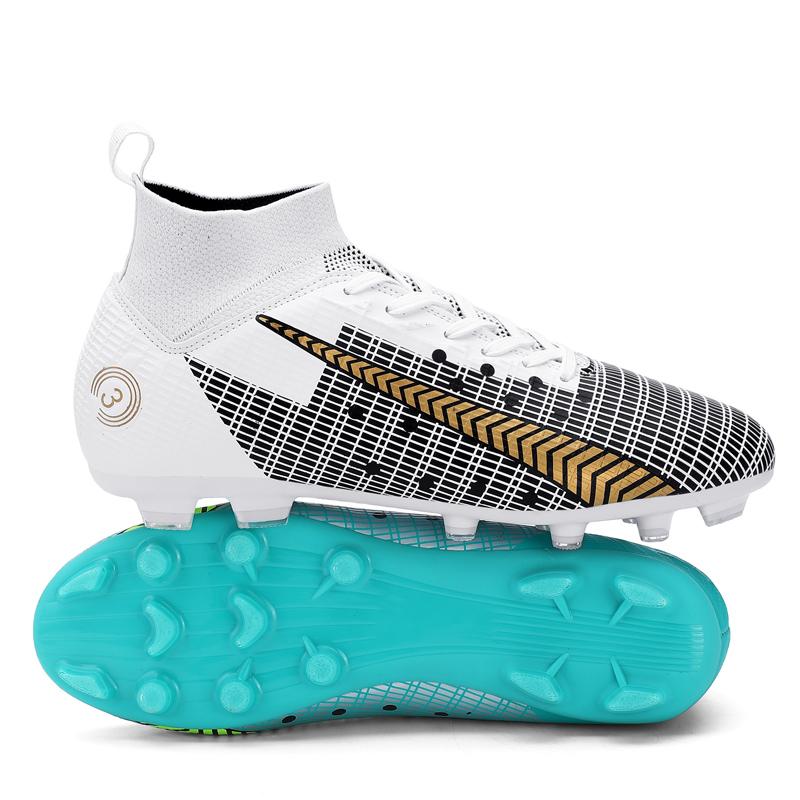 

Модные футбольные бутсы унисекс, футбольные бутсы, футбольные ботильоны, молодежные тренировочные кроссовки, спортивная обувь на открытом воздухе, Роналду, большие размеры 31-48 48