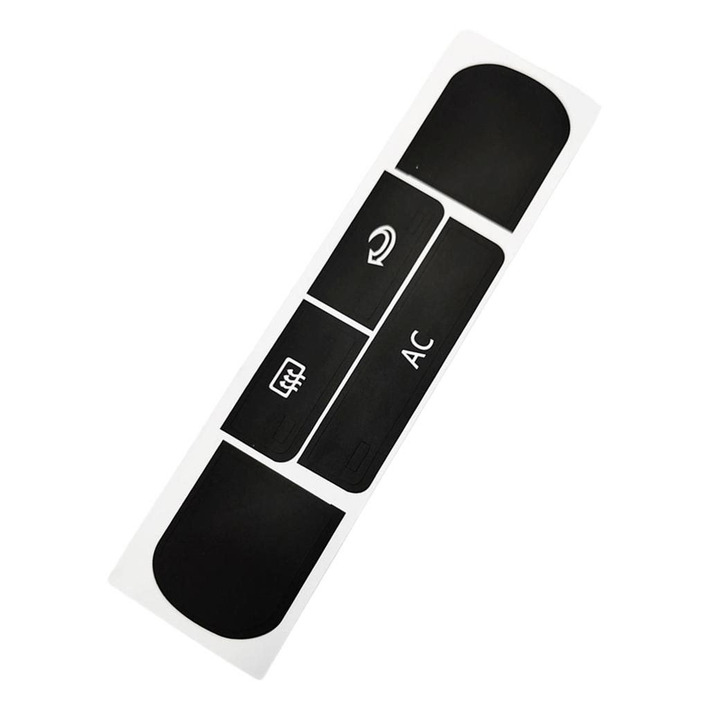 Replacement Air Conditioner Climate Control Button Cover Sticky Film Labels Sticker Decal Scratch Proof Surfaces