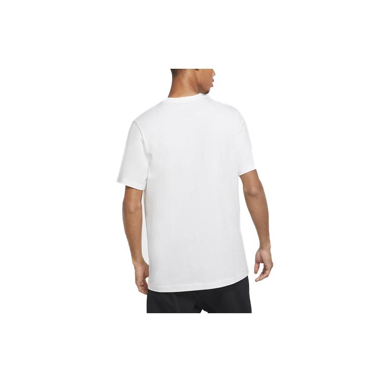 Nike T Shirts Men's White Crew Neck Moderate DA8866-100