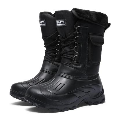 Winter Boots for Men  New Male Boots Waterproof Shoes for Men Outdoor Activities Fishing Shoes Snow Working Designer