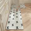 Kitchen Carpet Waterproof Long Floor Mat Pvc Leather Oil-proof Non-slip Foot Mats Bow Cute Girl Sweet Home Decoration Rug
