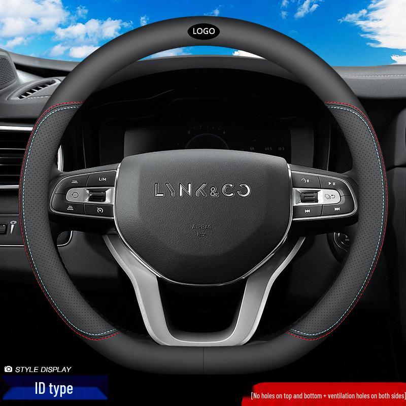 Lynk&Co Models 01-06 Winter Steering Wheel Cover - Genuine Leather, Ultra-thin