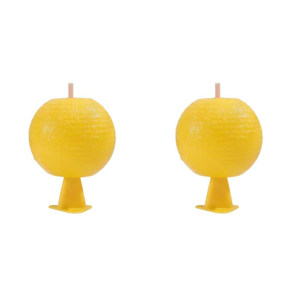 2-6PCS Fruit Fly Trap Catcher Sticky Sphere Citrus Needle Wasp Yellow Green Mosquito Ball Trap Bug Trap For Citrus Fruit Fly