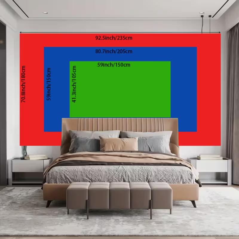 2D Van Gogh inspirierte Sternenhimmel Sonnenblumen Wandteppich für Boho & Künstlerische Heimdekoration