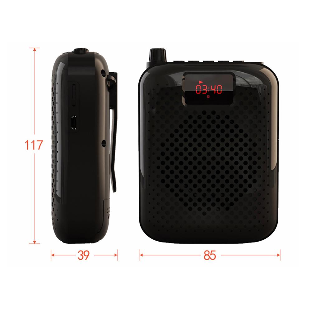 K500 Microphone Omnidirectional Voice Amplifier Loudspeaker Wired Microphone Belt Bluetooth Audio Speaker Multi Microphone Kits