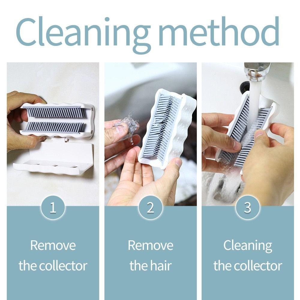 2in1 Bathroom Hair Catcher with Soap Holder Bathtub Hair Stopper Shower Hair Collector  For Home