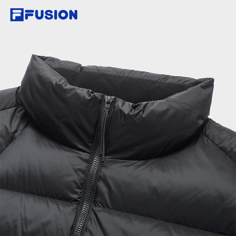 FILA FUSION Men's Color-block Hooded Down Jacket 2-Piece Set