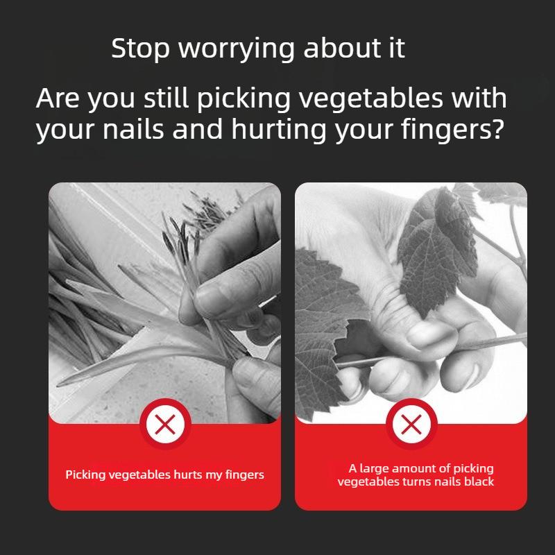 Finger Protector Gardening Thumb Knife for Picking Fruit Vegetables Potted Plants Harvesting Knife Pinching Plant Scissors Tools