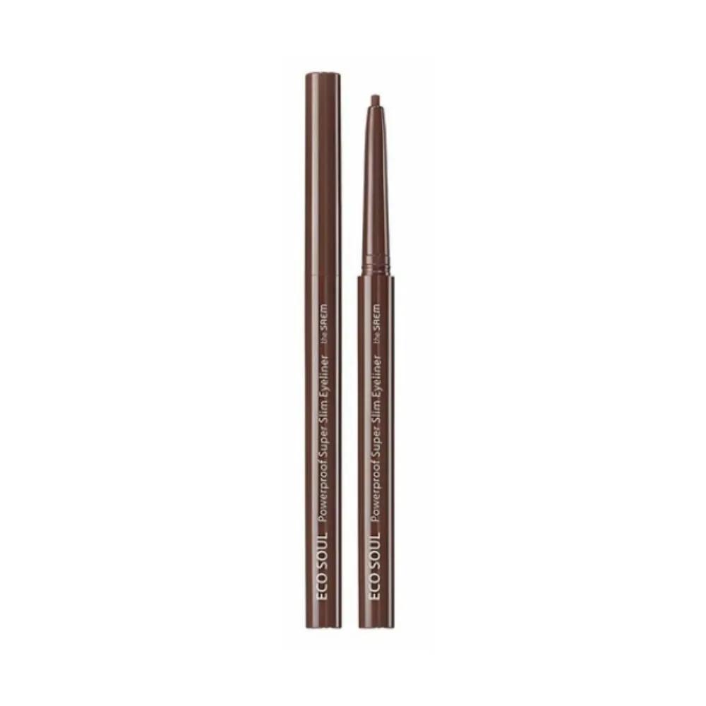 The Saem Eco Soul Slim Eyeliner BR01 Thrill Brown x2