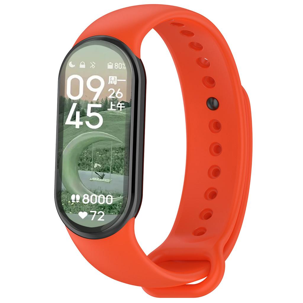 Pulseira de Silicone para Xiaomi Mi Band 9 8 Pulseira NFC Sport Rubber Pulseira Pulseira Correa Xiaomi Smart Band 8 Acessórios
