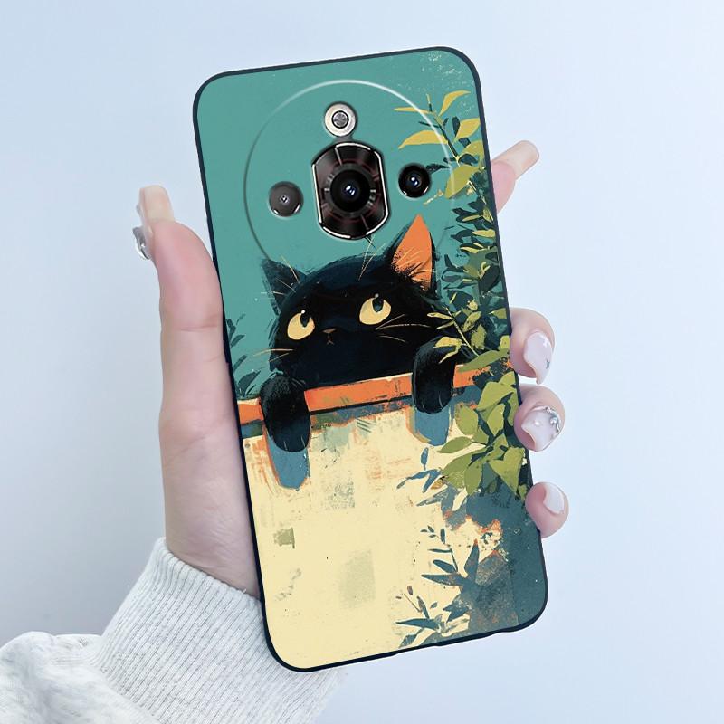 Cute Cartoon Case For ZTE Nubia Focus Pro 5G Capa Printing Shell Protective Cover Coque Soft Silicone Black Casing Fundas