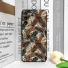 Custodia Vintage Artistica con Foglie di Palma, Stampa Zebrata e Leopardo per Motorola Moto Edge 50 Fusion 60 40 30 Neo G34 G14 G85 G54 5G Cover Morbida