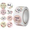 500 Self-Adhesive Thank You Dessert Stickers - Cartoons, Weddings, & Baking Seals for Children