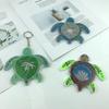 for Turtle Shape Keychain Silicone Mold with Hole Keyring Pendant Handmade Mold