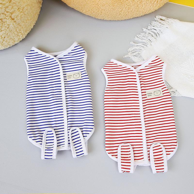 Cat Anti-licking Sterilization Suit Puppy Clothes Breathable Kitten Surgery Suit Weaning Pet Body Strap Vest roupa para