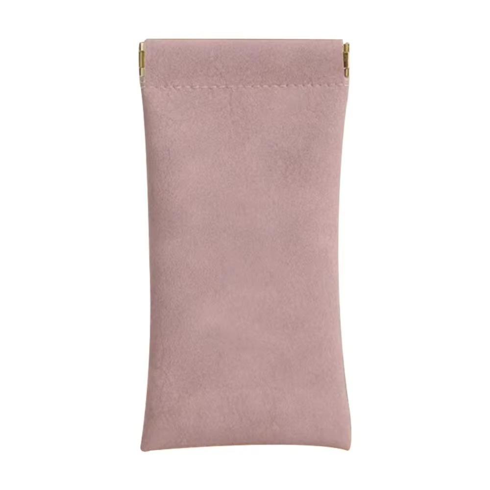 New Cortex Texture Glasses Storage Bag Shrapnel Mouth Automatic Closed Glasses Bag 18×9cm Glasses Case