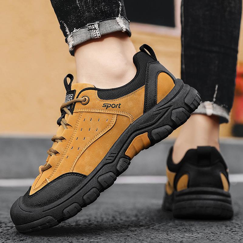 Men Hiking Shoes Climbing Sneakers Outdoor Men Trekking Mountain Athletic Casual Sports Work Shoes Breathable Sole Maillard Styl