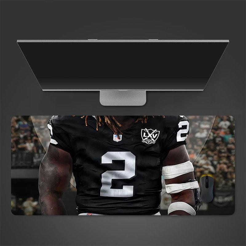 Ashton Jeanty Mouse Pad, Large Gaming Desk Mat, Non-slip XXL Mousepad for Laptop & Tablet, Mini PC Playmat with Stitched Edges
