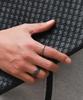 Blancier Hammered Bm266R1250 Vintage Men'S And Women'S Rings