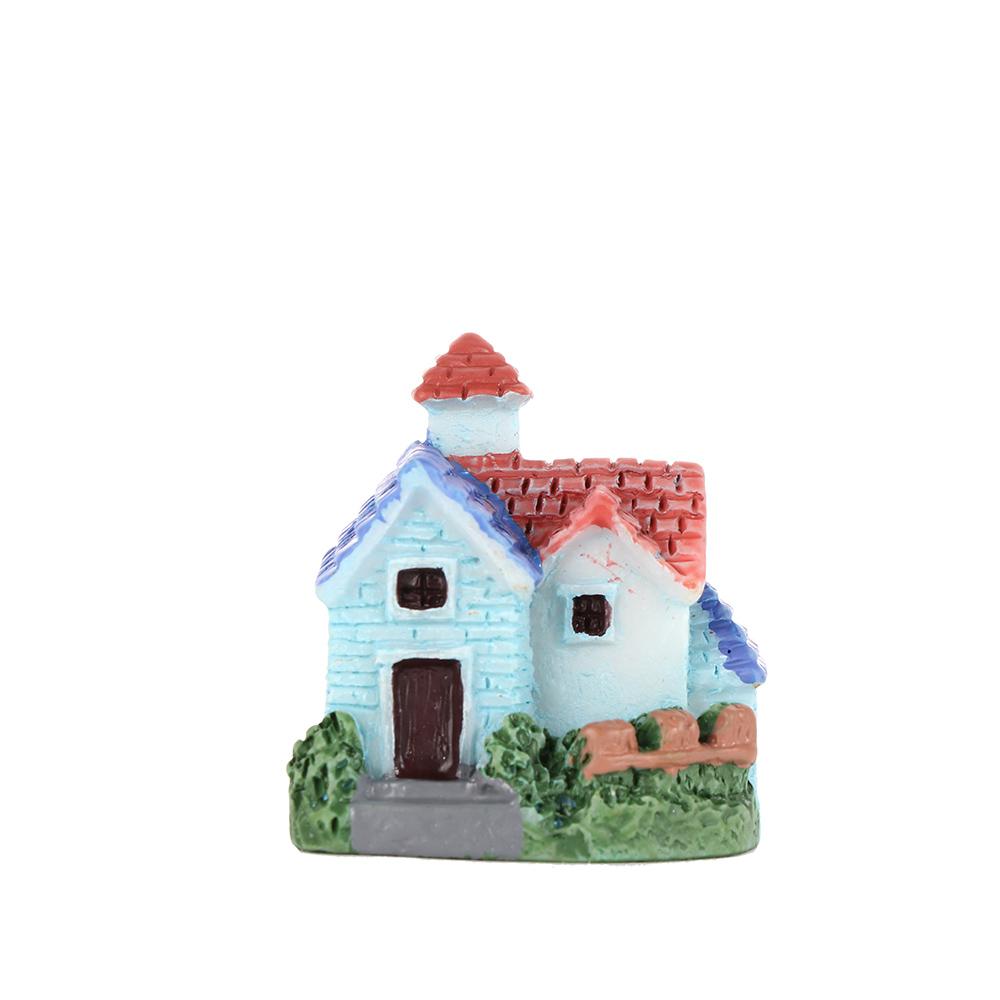 Mini Castle Small House Fairy Garden Miniatures Terrarium Figurines DIY Crafts Figure Moss Ornament Micro Landscape Decor