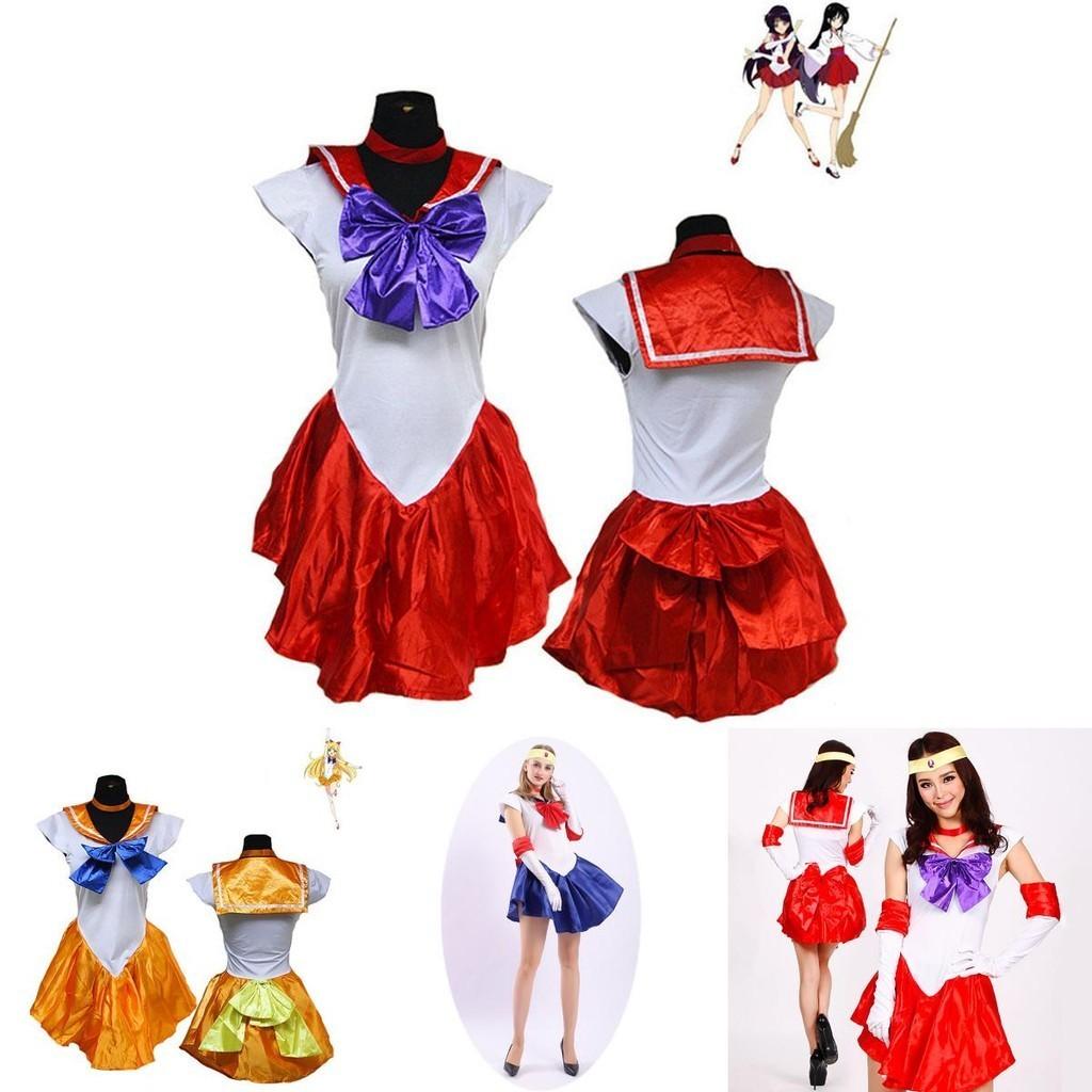 Oszałamiająca sukienka w stylu Sailor Moon z wykwintnym wykonaniem na Halloween Cosplay