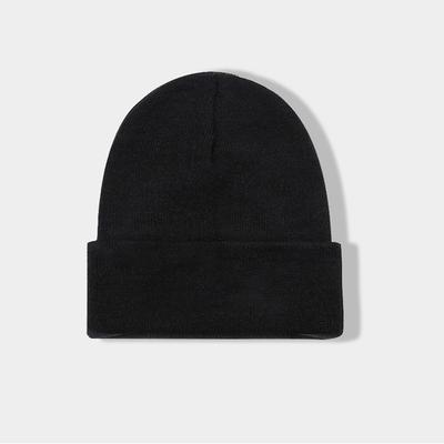 Winter Outdoor Kaschmirähnliche Strickmütze Damenmode Einfache Herrenmütze Warme Kalte Mützen Weibliche Dicke Studenten Schädeldecke
