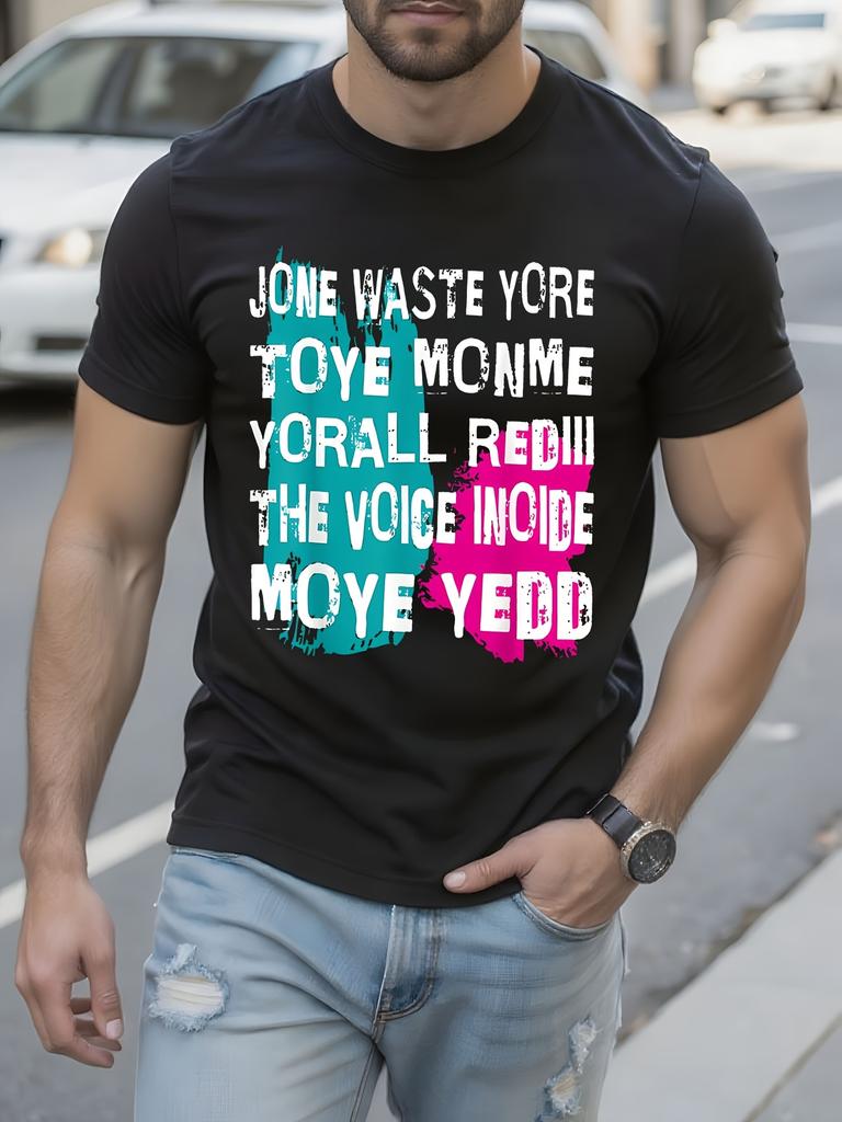 Bold Don't Waste Your Time On Me Graphic Tshirt Black wit...