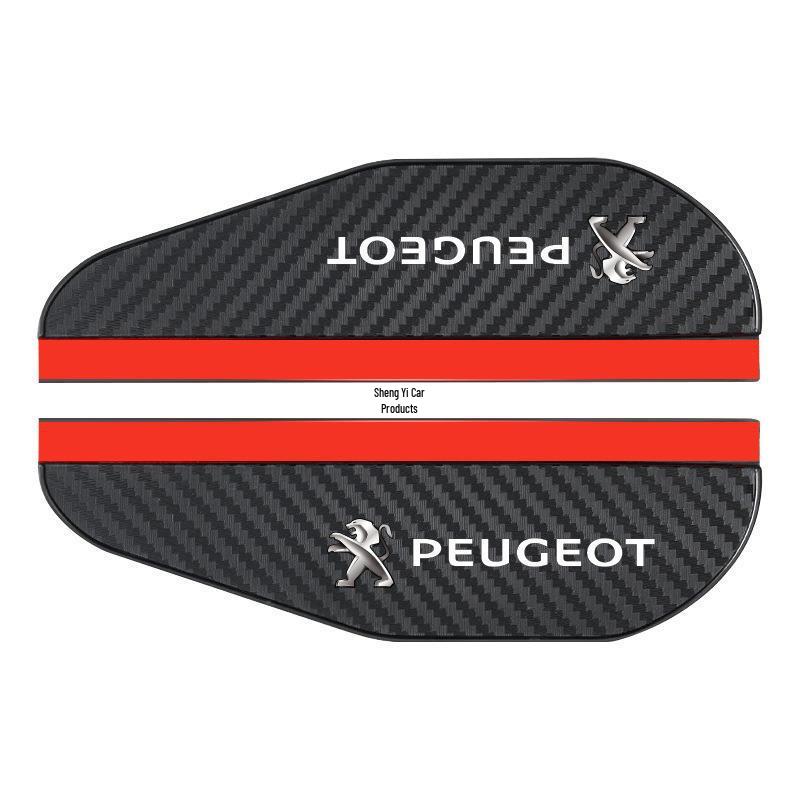 Carbon Fiber Pattern Rainproof Rearview Mirror Shield - Universal Fit