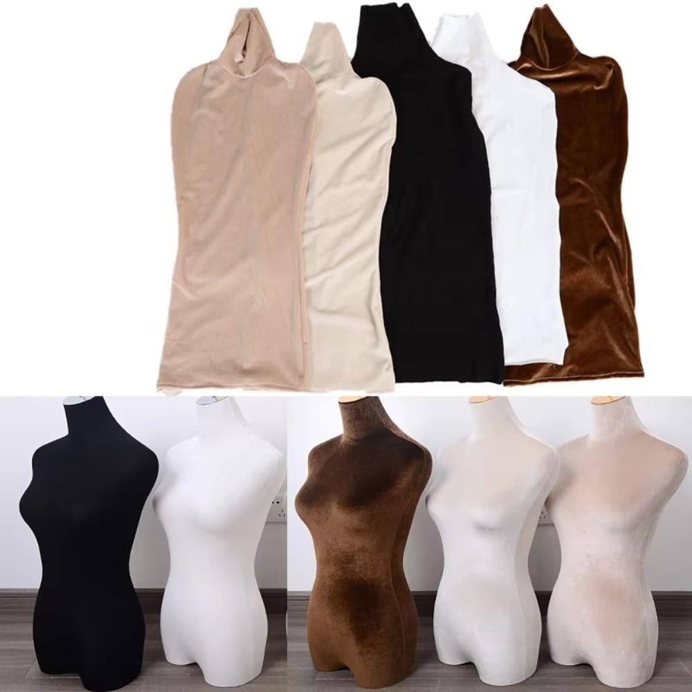 Stretchable Mannequin Bottoming Shirt Velvet Display Cover Replacement Cloth Cover Adjustable Replacement Bridal Shops Cover