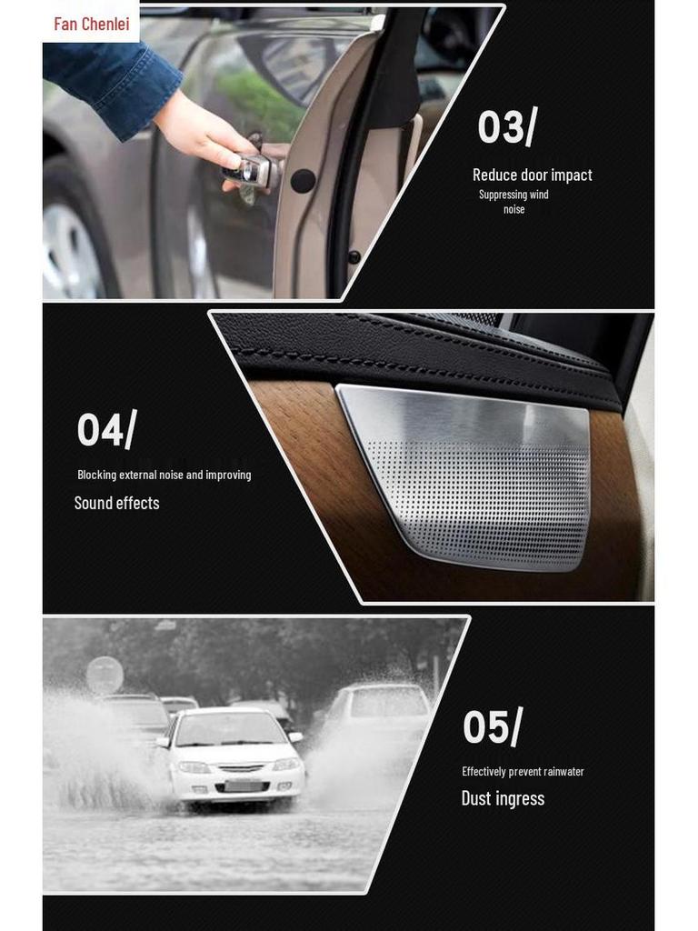 Changan Qiyuan Auto Door Seal Strip for Soundproofing, Dustproof, and Waterproofing