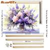 Frame Flowers Diy Paint By Numbers Kits For Adults Decorative Painting With Numbers Handicrafts For Diy Gift Home Decors 40x50cm