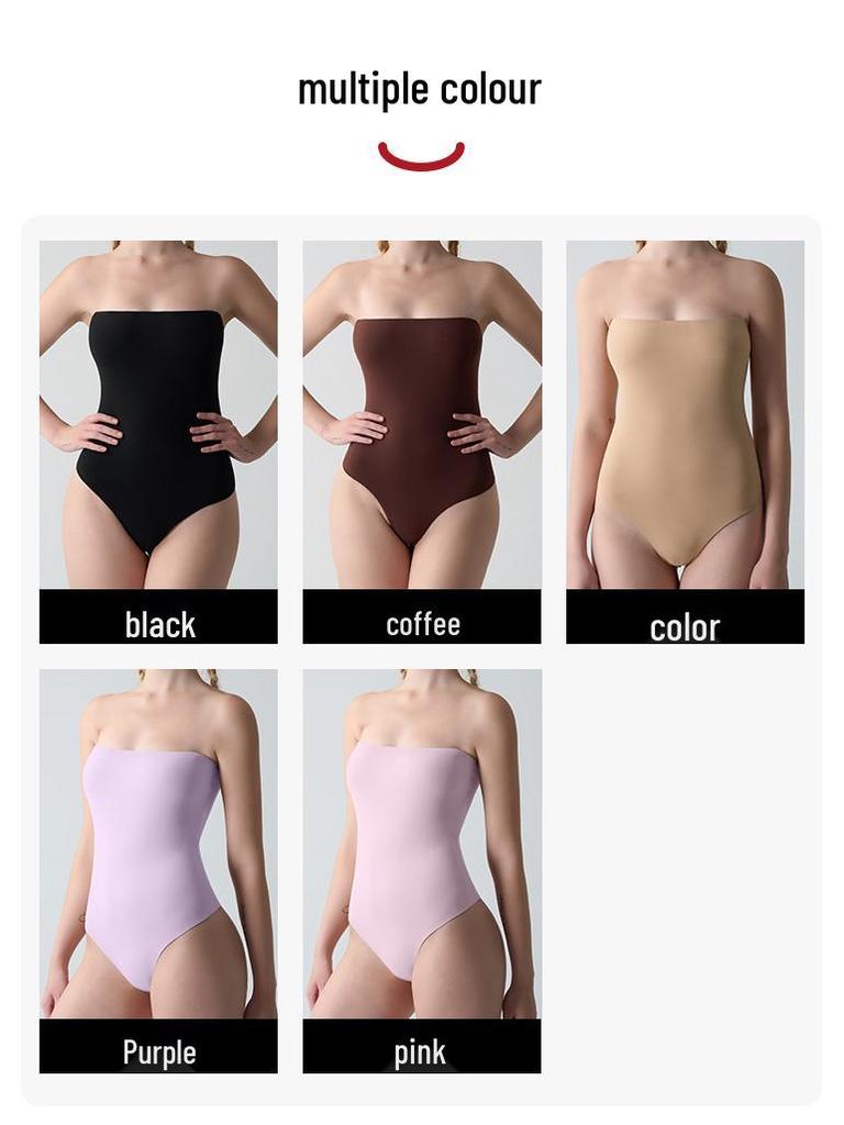 Slimming Nude Cami Bodysuit with Detachable Straps and Breathable Tummy Control.