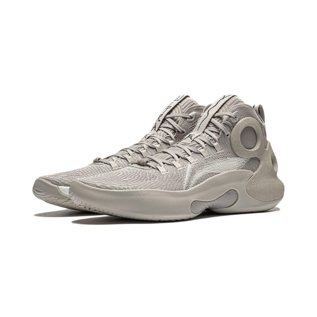 Li Ning Yushuai Ultra Rock Grau BOOM Hohe Rückfederung Mittelhohe Basketballschuhe Herren Rock Ridge Grau ABAU003-6