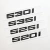 AAAOK1 Car Styling 520i 525i 528i 535i 540i 545i 530i 3D Car Body Fender Rear Trunk Badges Emblems Decals For BMW E60 E34 F10 G30 E39
