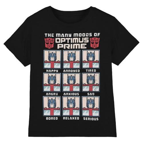 

Transformers Unisex Adult Many Moods Of Optimus Prime T-Shirt M