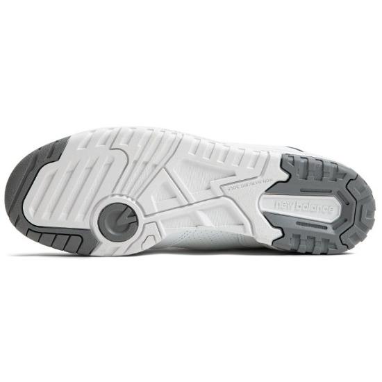 New Balance 550 White Shadow Grey Unisex Sneakers Summer-Fog BB550SWA