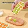 Mini Silicone Ice Cube Tray With Lid Reusable 8 Grids Ice Mold Kitchen Bar Tools Square Ice Cube Mould For Whisky Cold Drink
