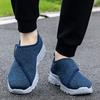 Summer widened large size walking shoes lightweight elderly shoes comfortable breathable men's shoes couple casual mesh shoes
