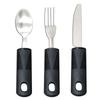 Utensils 5-Piece Set - Weighted Utensils for Hand Tremors, Elderly, Stainless Steel Fork, Knife, Spoon Silverware Set