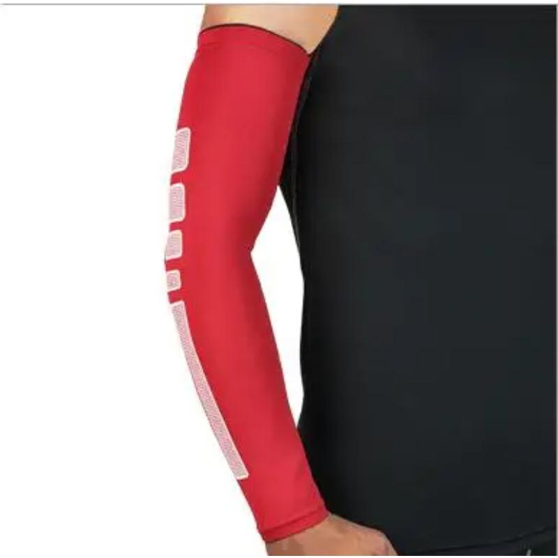 

1 Piece Breathable Elbow Knee Pad Quick Dry Running Arm Sleeves Basketball Fitness Armguards Sports Equipment for Sun Protect Practical Use M красный