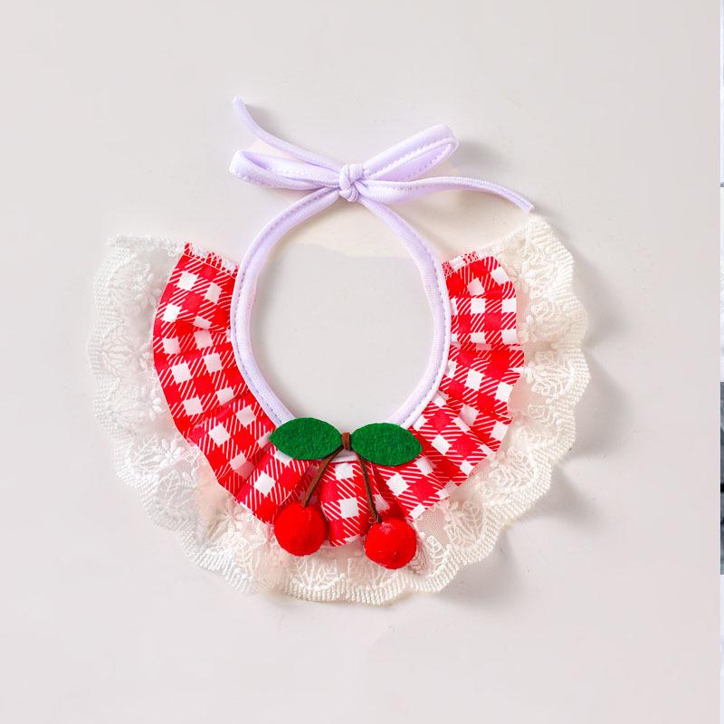 New Cross-Border Pet Bib: Dog Drool Scarf for Small & Medium Breeds, Decorative Cat Accessories