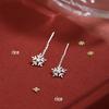 2025 Diamant Schneeflocken Ohrfaden Ohrringe: Elegante, vielseitige Damenmode