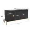 Modern Sideboards, Cabinets, Storage Cabinets, Chest of Drawers, suitable for Living Room/Dining Room/Entrance, 162 x 40 x 80cm (W/H/D)
