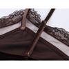European & American Summer Lace Velvet Lingerie-Style Women's Fashion Top
